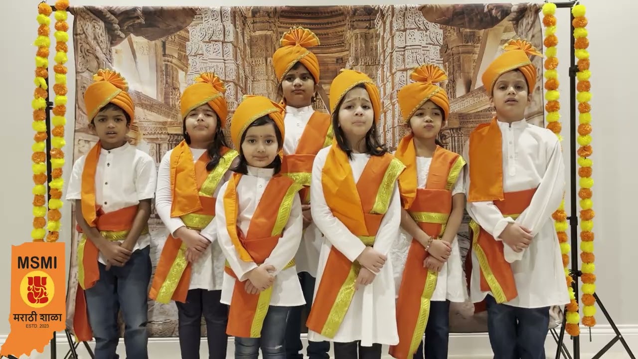 Jai Jai Maharashtra Maza Song by Carmel Marathi Shala group 