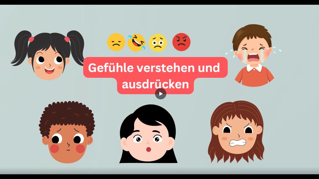 Gef&uuml;hle verstehen | Emotionen ausdr&uuml;cken lernen f&uuml;r Kinder