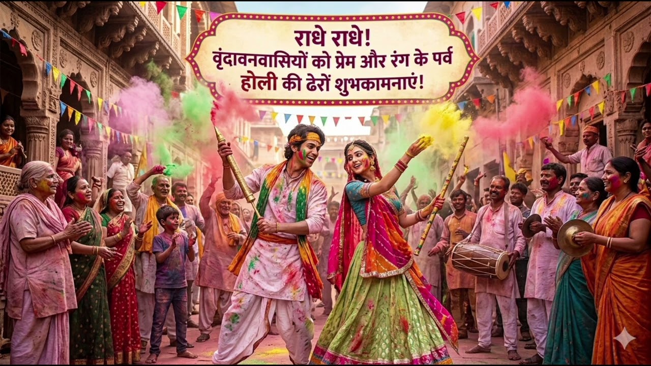 Vrindavan Braj Ki Holi: The Theatrical Duet | High Energy Holi DJ Mix 2026