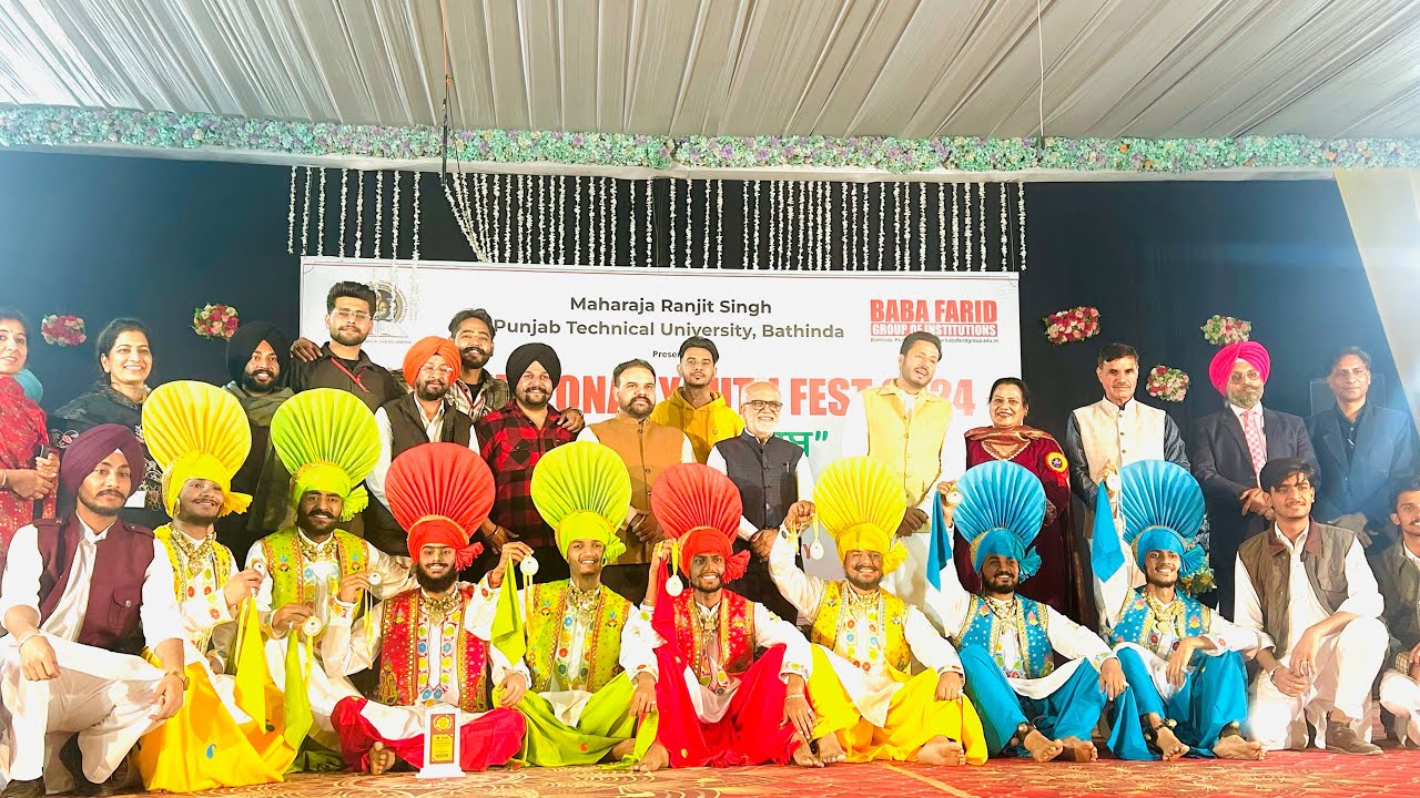 9th Interzonal Youth Festival Bathinda || MRSPTU BHANGRA WINNER 🏆 || BFGI