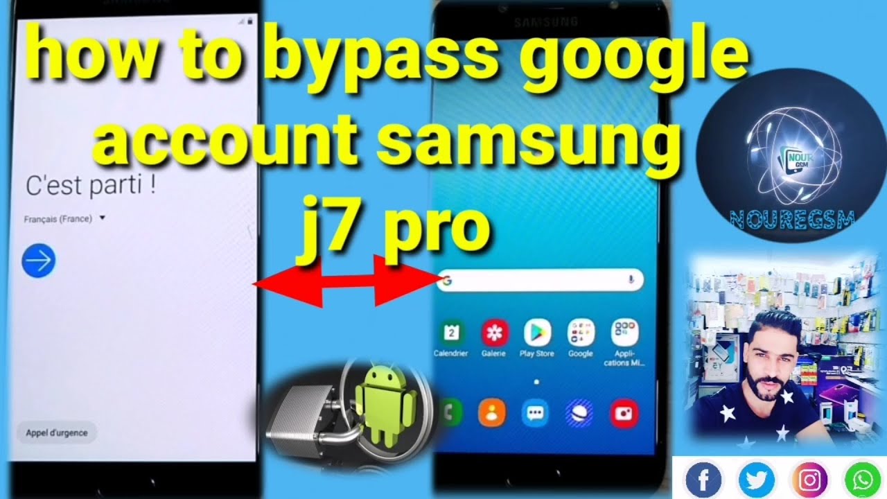 how to bypass google account on samsung j7 pro with pc 9.0