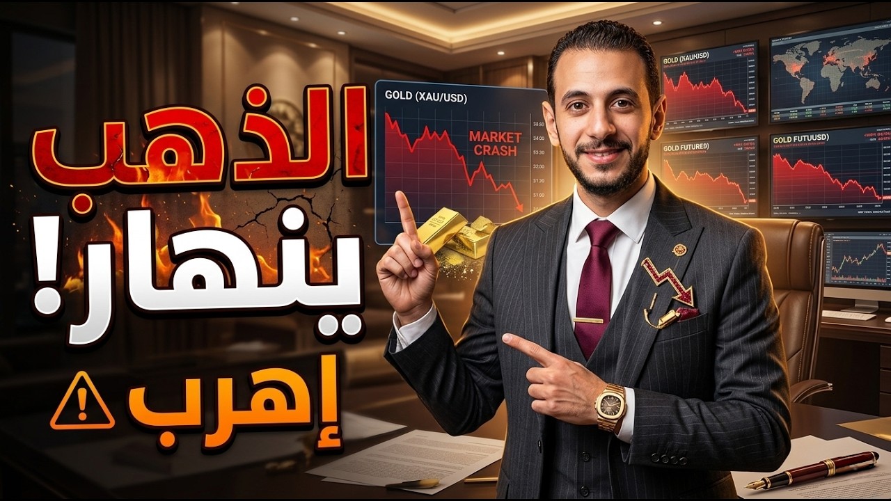 تحذير عاجل ⚠️ الذهب ينهار 🔥 إهرب !