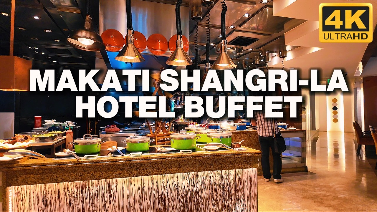Makati Shangri-La Hotel | Buffet Tour [4K UHD]