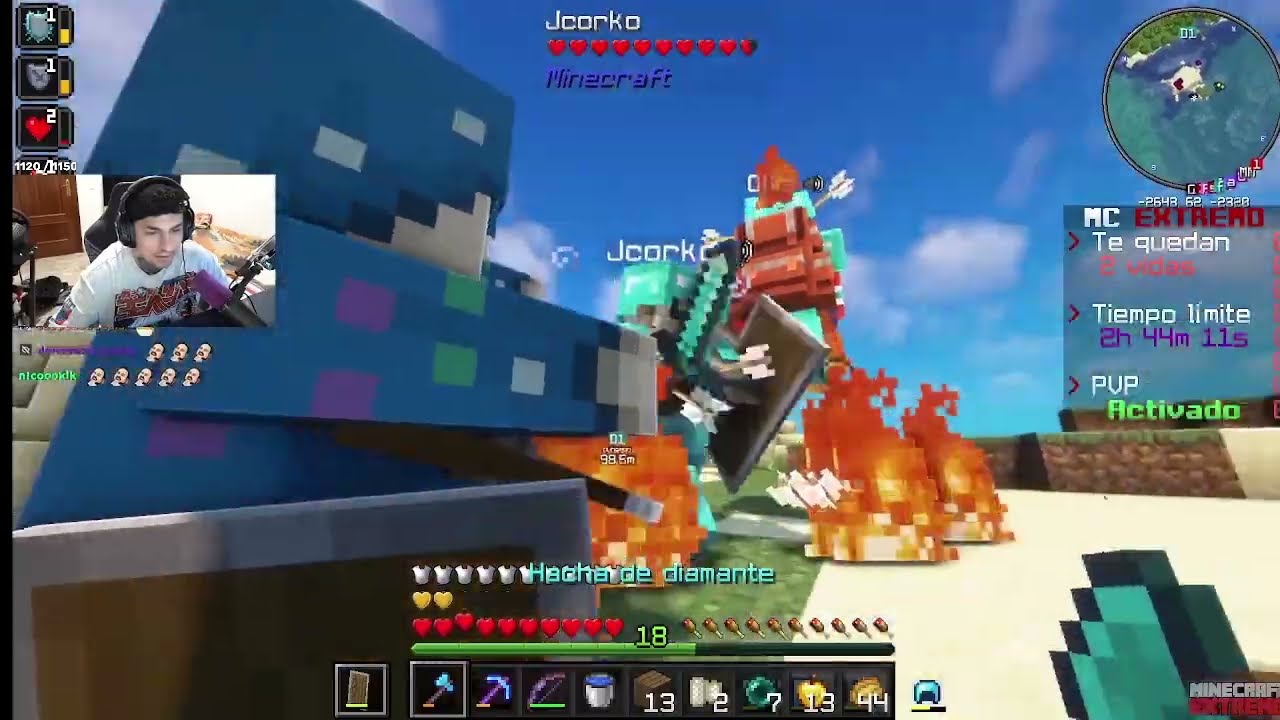 MarkiLokuras vs jcorko (calentada de marki con marina)