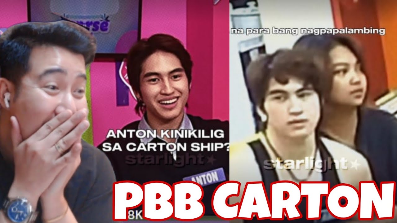 CarTon AYAN NA SI ANTON TUMATAPANG NA SHA! | PBB Collab Carmelle Collado Anton Vizon | REACTION