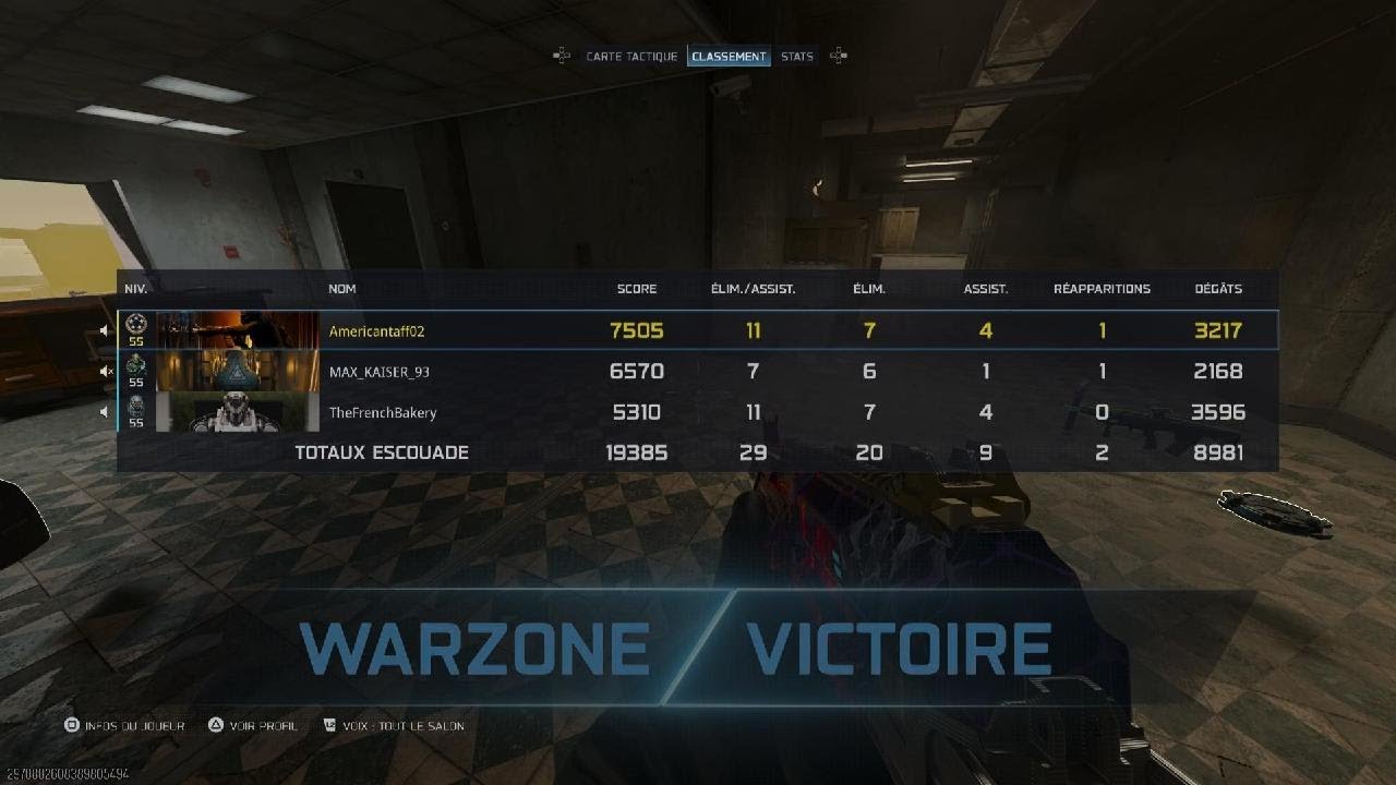 Americantaff02 TOP 1 Résurgence BO7 en compagnie de TheFrenchBakery et MAX_KAIZER_93