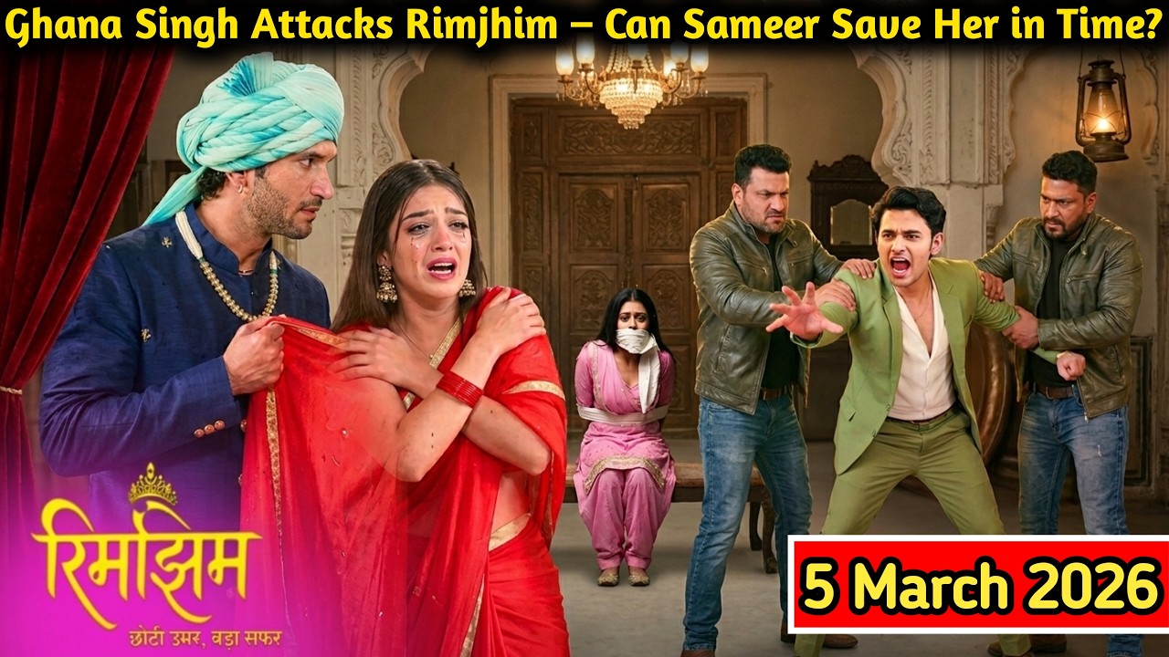 Rimjhim | 5 March | Ghana Singh Attacks Rimjhim – Can Sameer Save Her in Time?