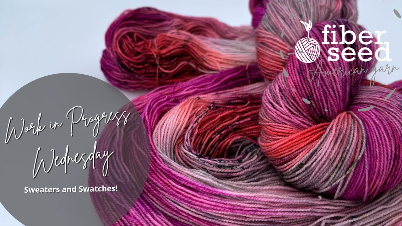 Work in Progress WIP Wednesday 1/15/25 Sweaters and Swatches