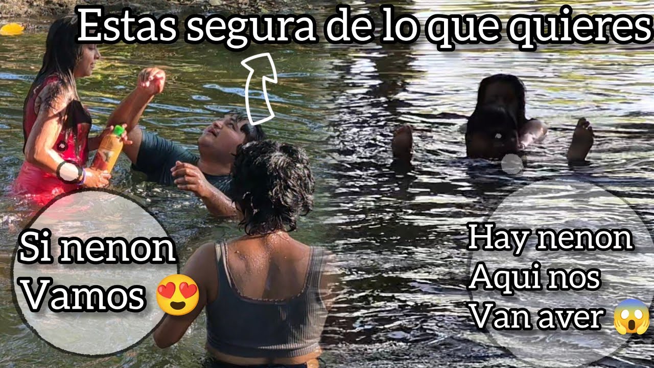 Jorge asombrado por que encontró a nenon y a karen abrazados en el rio😱asiendo CHIPLACK😨 