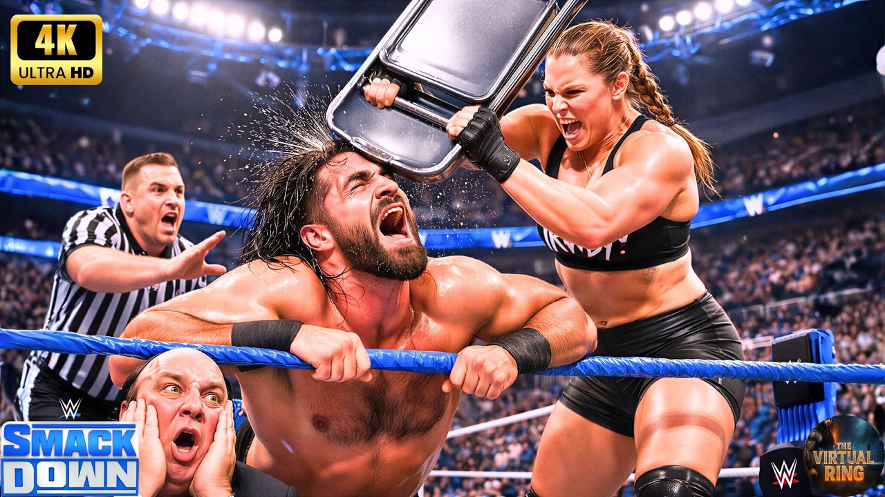 Ронда Роузи против Сета Роллинза • SMACKDOWN • 13 марта 2026 г. 🥋 #rondarousey #sethrollins