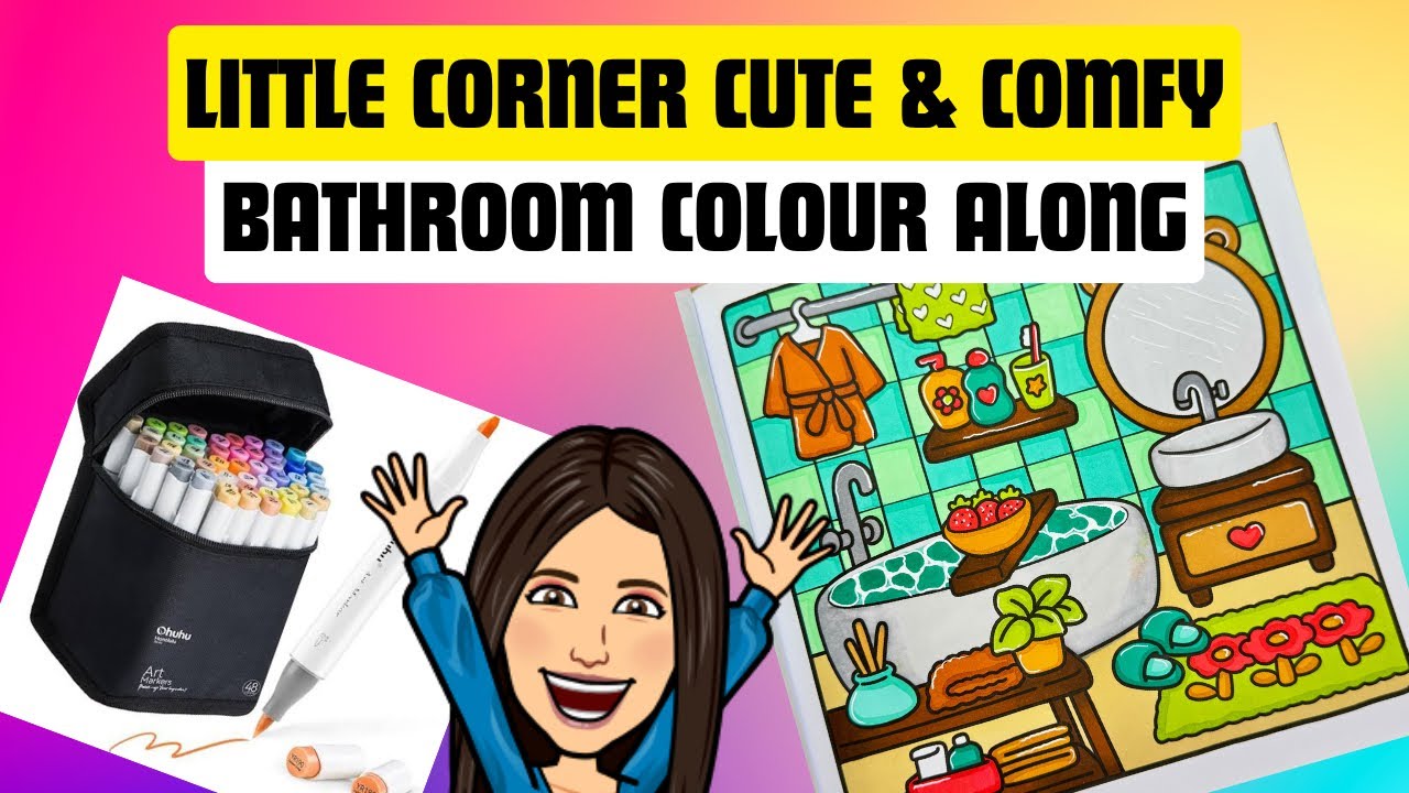 LITTLE CORNER CUTE AND COZY Bathroom Colour Along with OHUHU ALCOHOL MARKERS