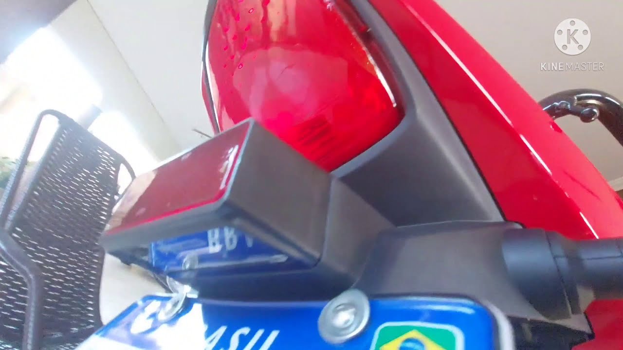 COMO TROCAR A LUZ DE PLACA DA FAN 160 (E START)