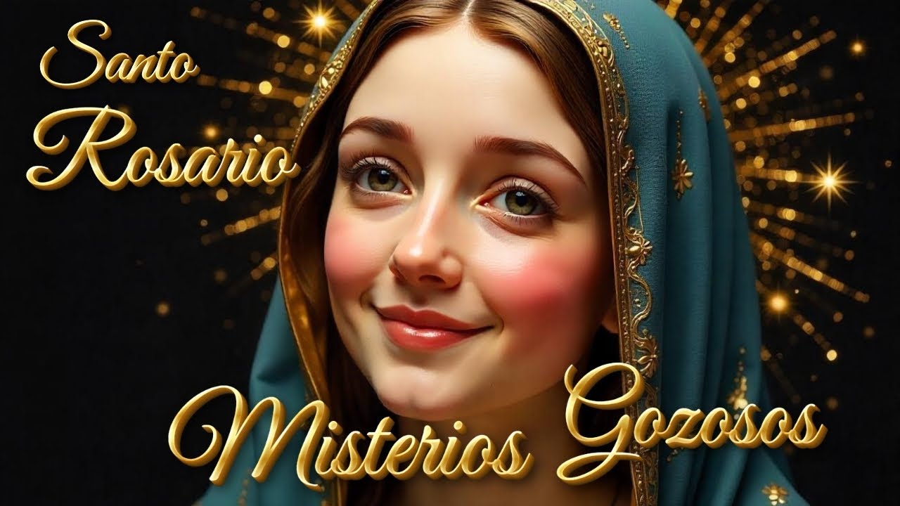 😇 Reza el Rosario con Alegría y Fe 🙏 | Misterios Gozosos 📿