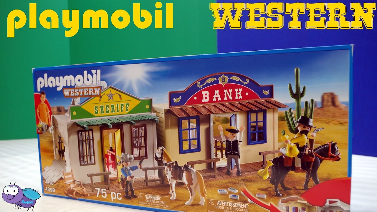 Playmobil Western set Unbox and Playtime!