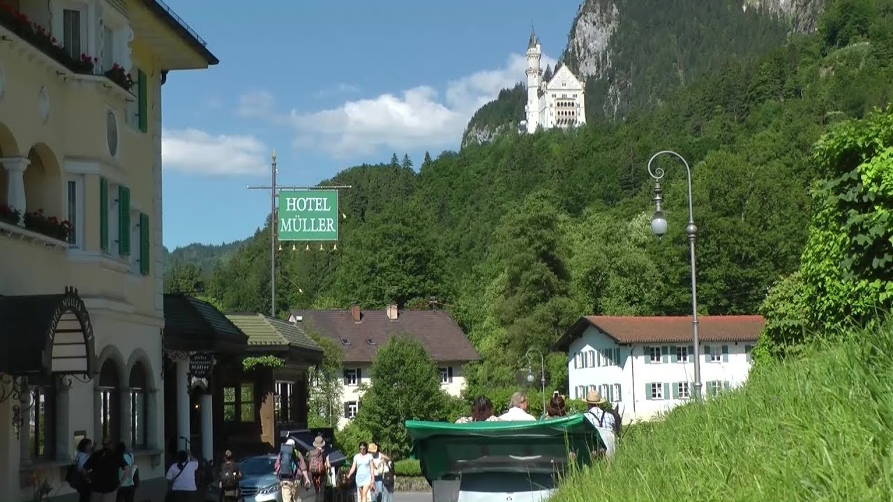 Germany Allg&auml;u region - Schwangau the village of the king castles