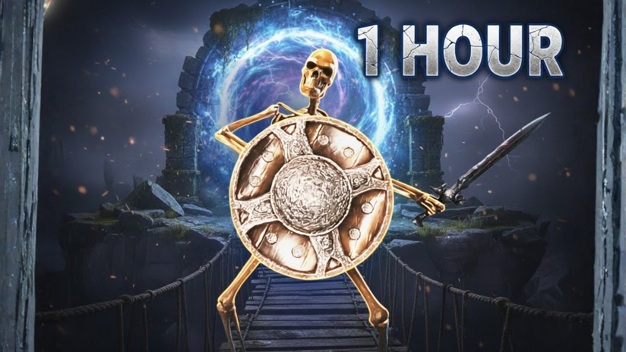Skeleton Shield meme 1 Hour Loop!