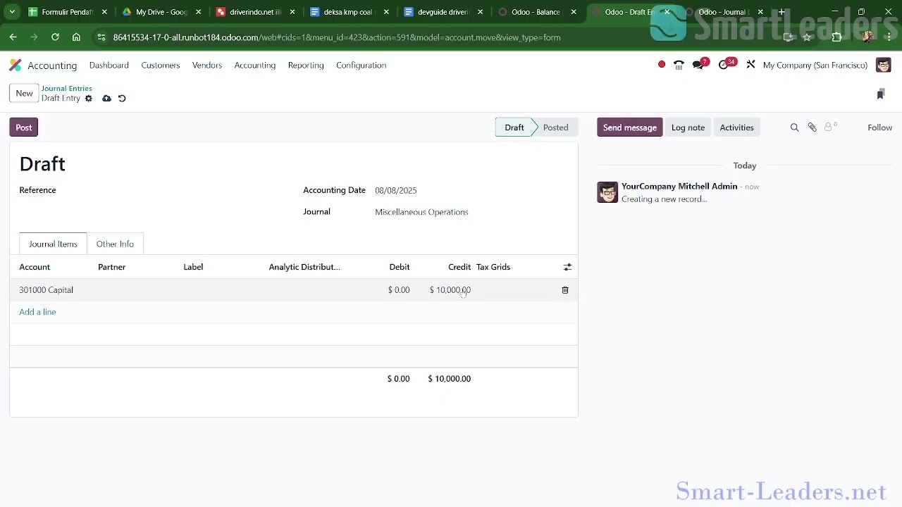 cara gampang mencatat keuangan perusahaan anda di odoo (part 2)