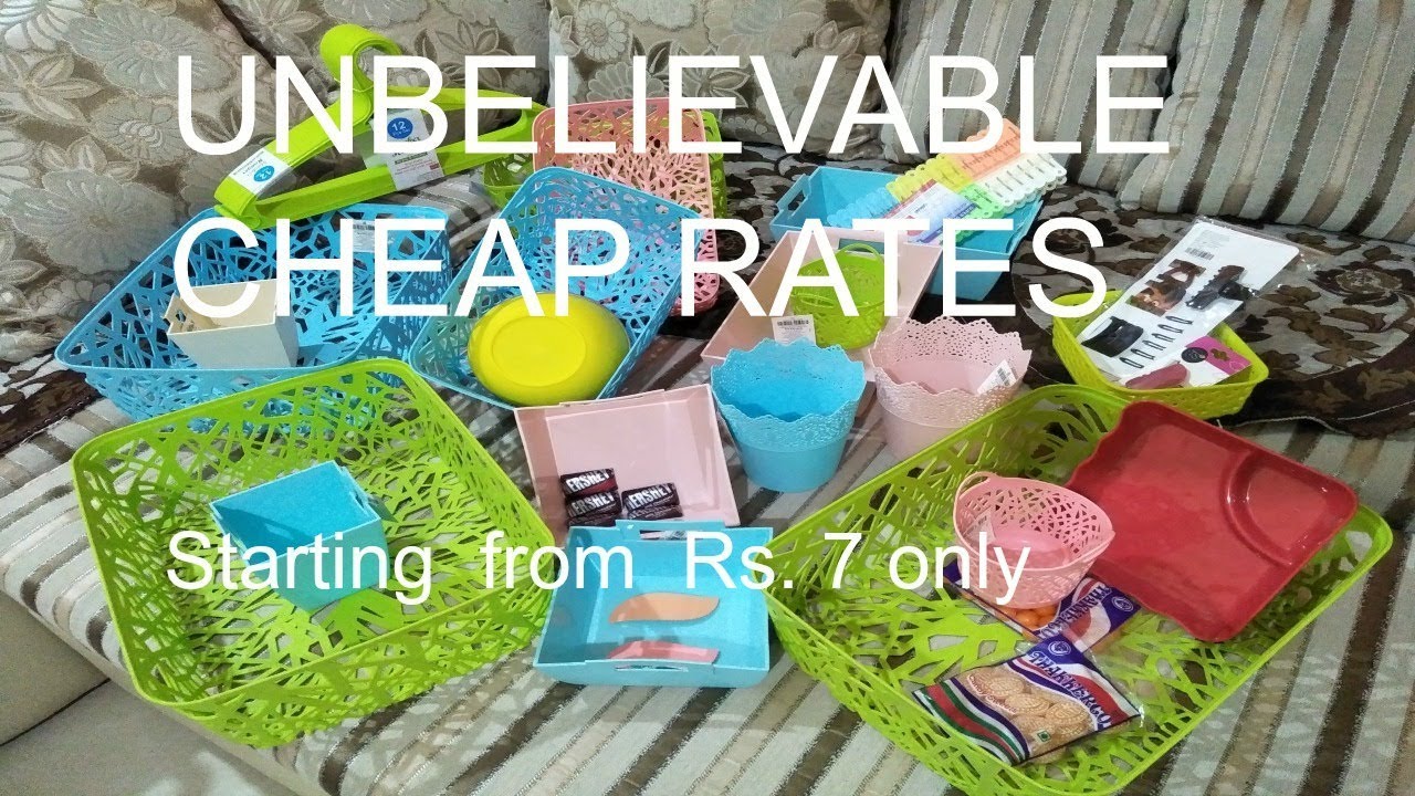 Big Bazaar Cheapest Haul Of Baskets n Hair accessories ever || SuperStylish Namrata