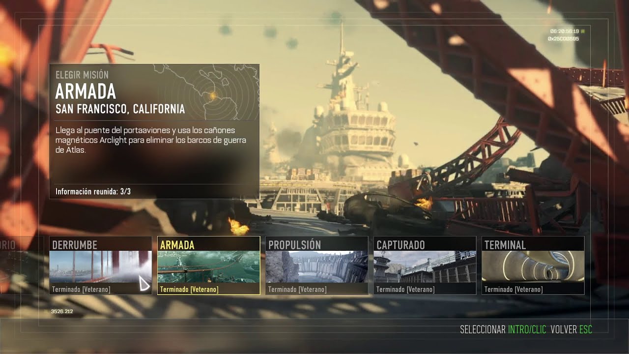 Call Of Duty: Advance Warfare - PC - 2014 - 12 Armada - Dificultad: Veterano
