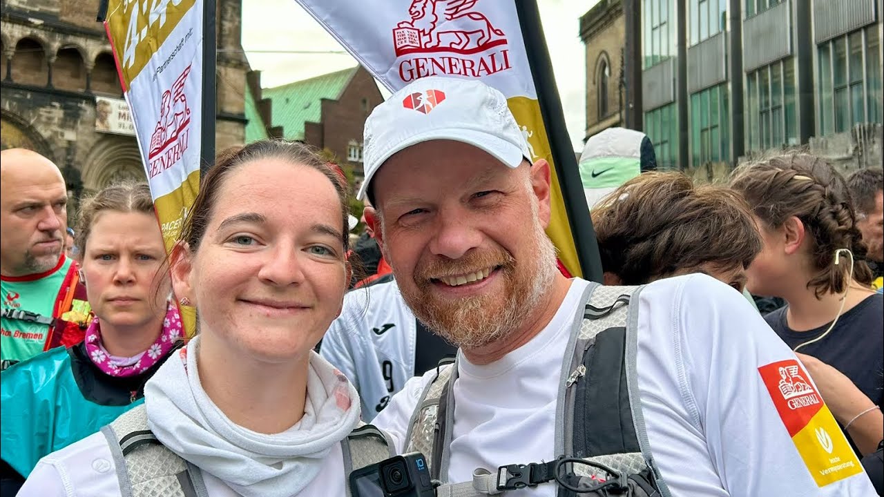 20  swb-Marathon Bremen - Als Pacemaker bei Hochwasser auf der Strecke