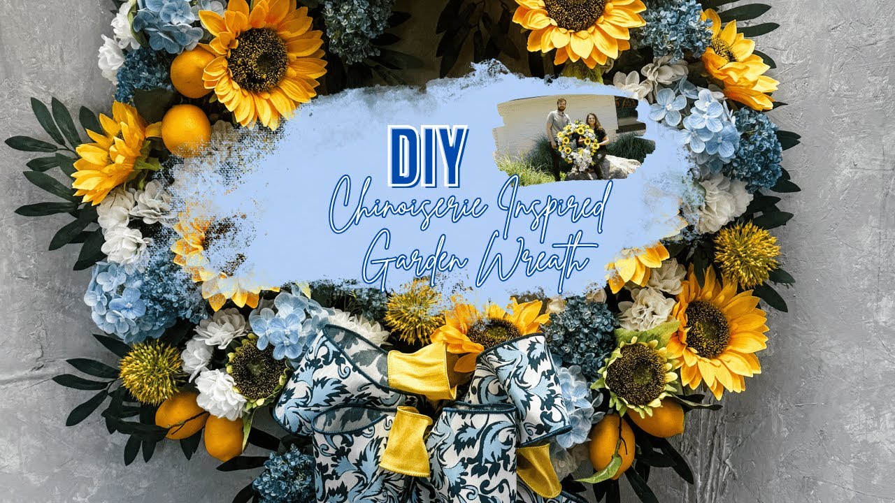 Create a Chinoiserie Inspired Garden Wreath With Us (2025)