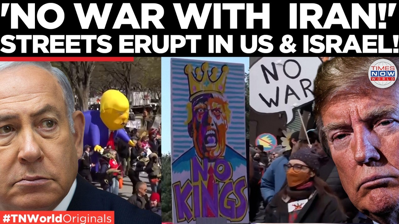 US-ISRAEL PROTEST ERUPTION: Streets Flood As Iran War Backlash Intensifies Rapidly | US-Iran War