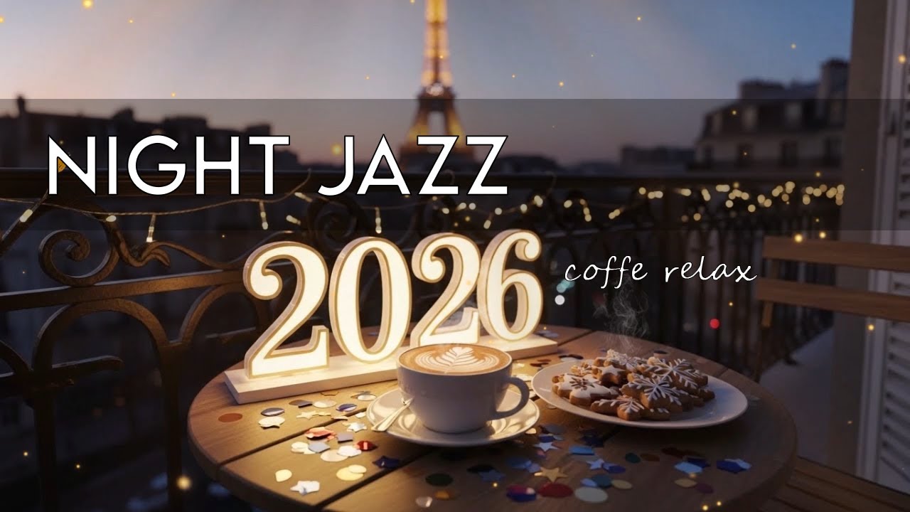 Happy New Year 2026 Relaxing Coffee Jazz & Bossa Nova Piano Instrumental Music for Great Moods