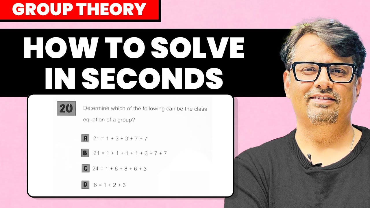 How to Find Class Equation of any Group?  | Quick Solutions by GP Sir