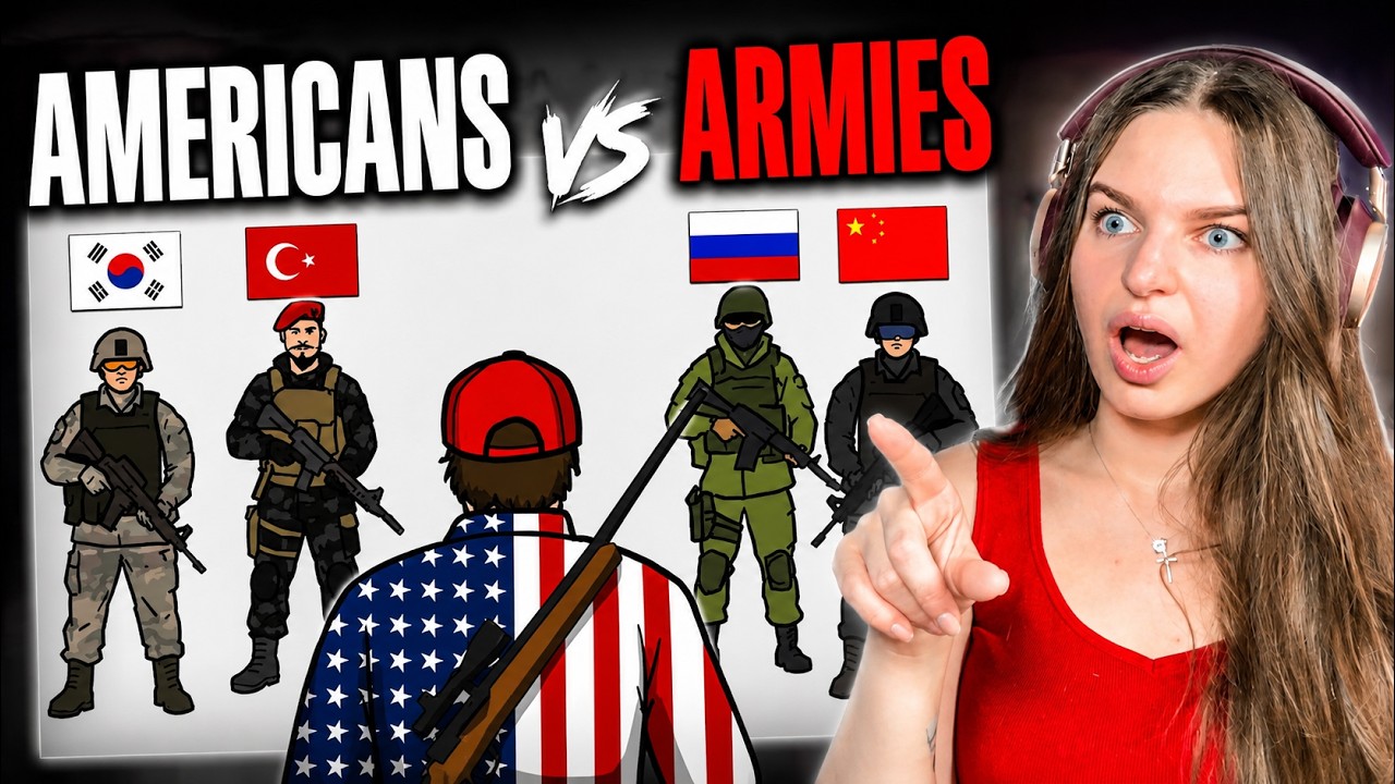 What if US Gun Owners fought the Largest Armies? Russian Reacts