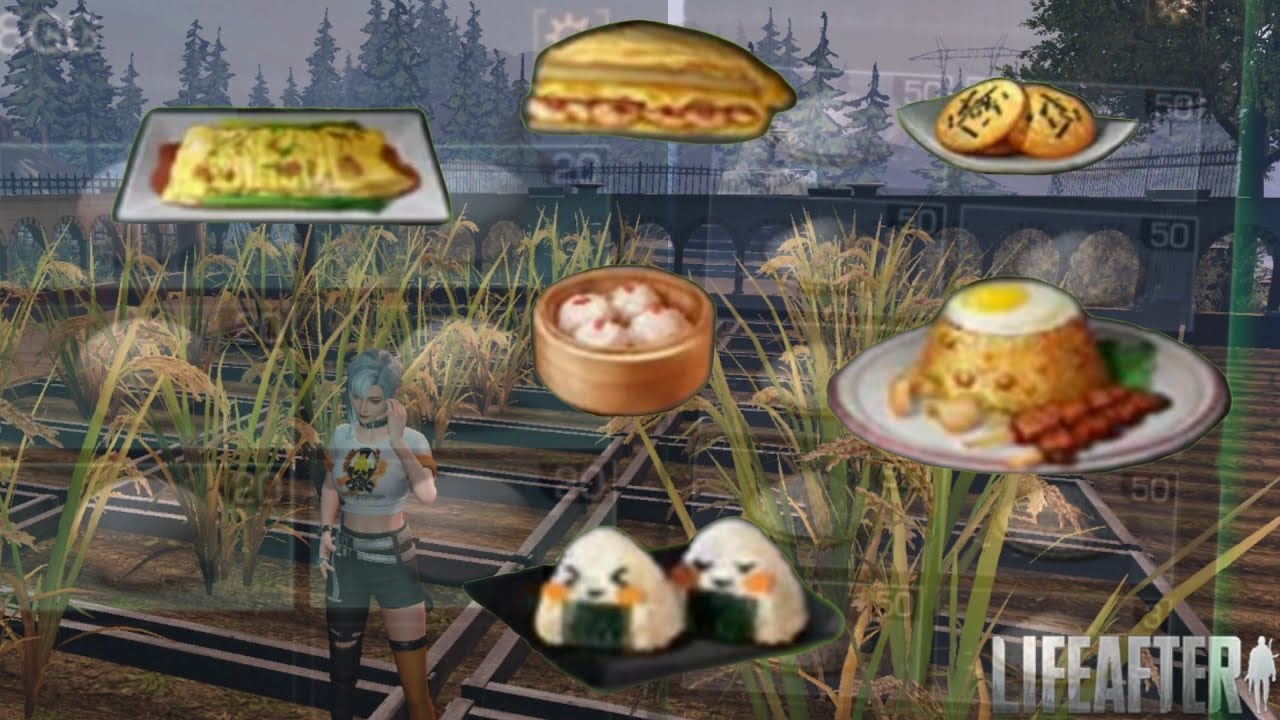 Lifeafter : rice and egg recipe | how to cook🍚🥚