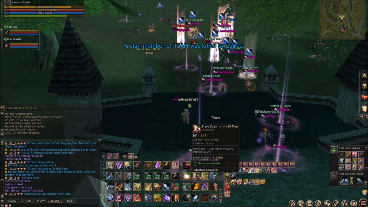 Siege New Tyrr Maestro / Lineage2 eu official server Core