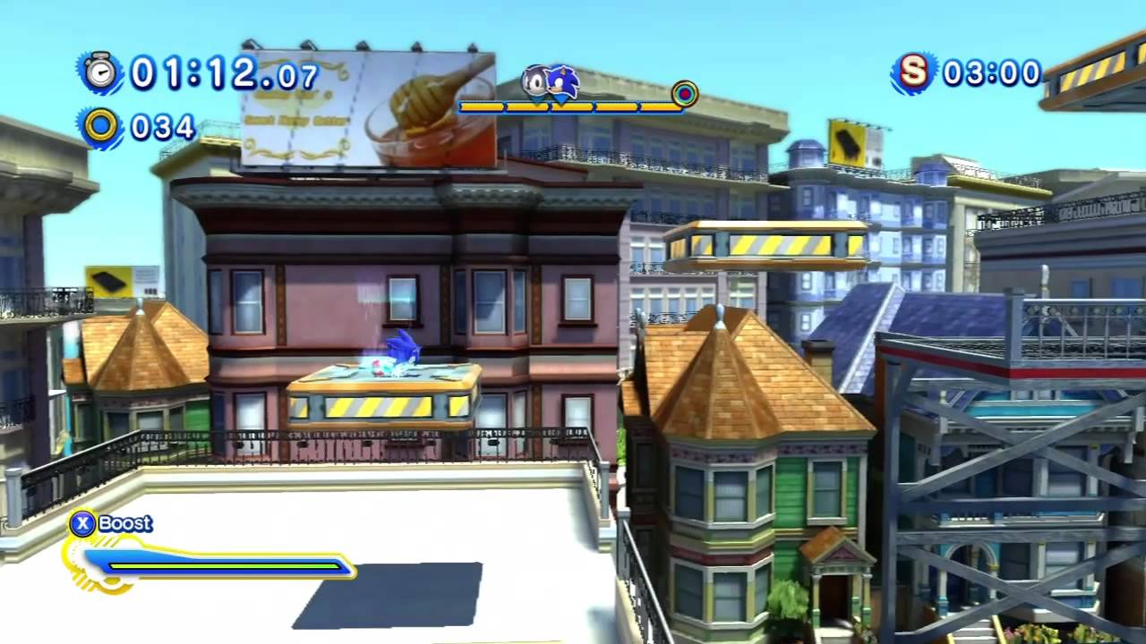 Sonic Generations (360) - City Escape: Act 2: "Doppelganger Race!" Playthrough (S-Rank)