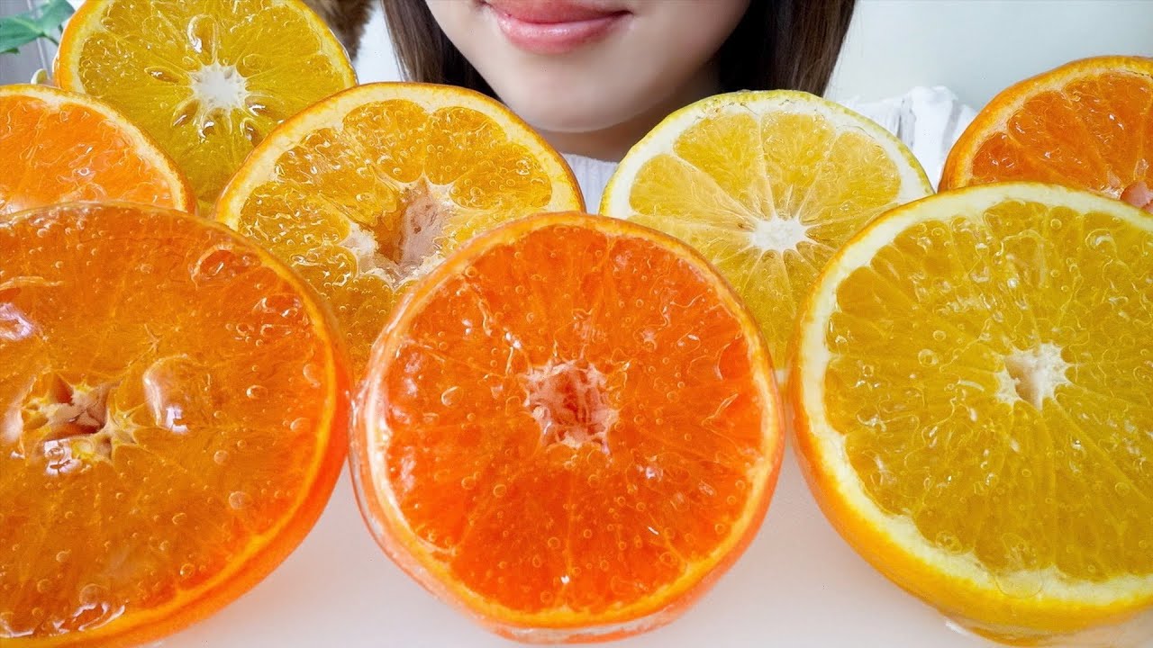 【咀嚼音】柑橘系フルーツ飴８種類作って最強決めてみた【ASMR/EATINGSOUNDS】