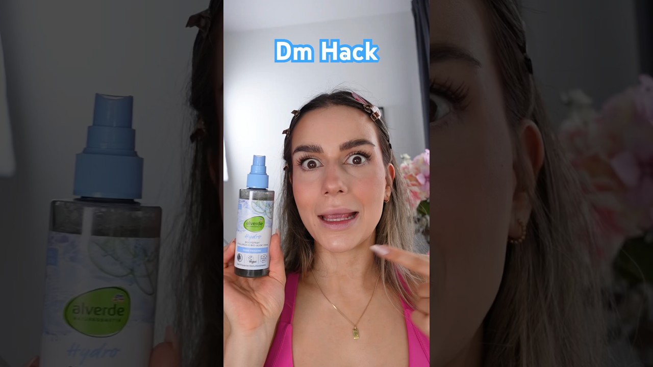 Wie gut ist der Dm Make-up Hack mit dem Alverde Bodyspray?