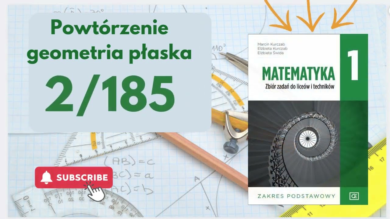 Zadanie 2 strona 185. Geometria płaska. Powt&oacute;rzenie. Figurą wypukłą i nieograniczoną jest