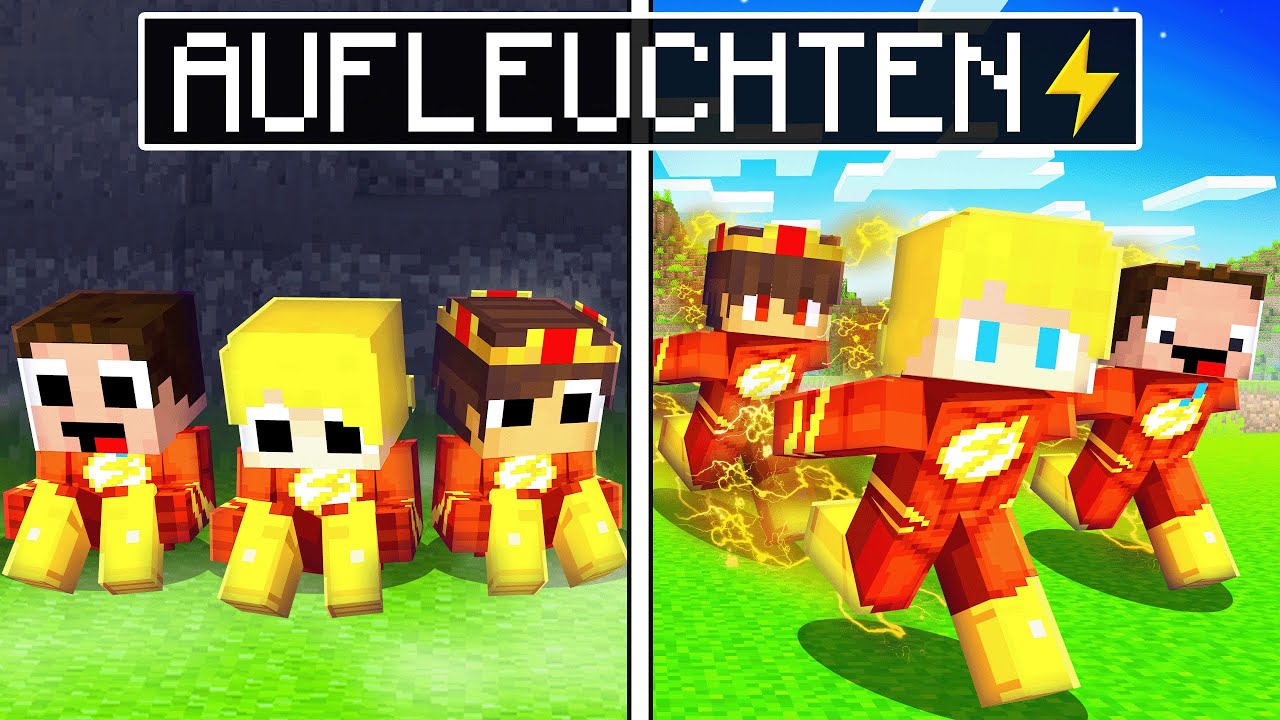 FLASH FAMILIE GEBURT BIS SUPER SCHNELL in Minecraft!