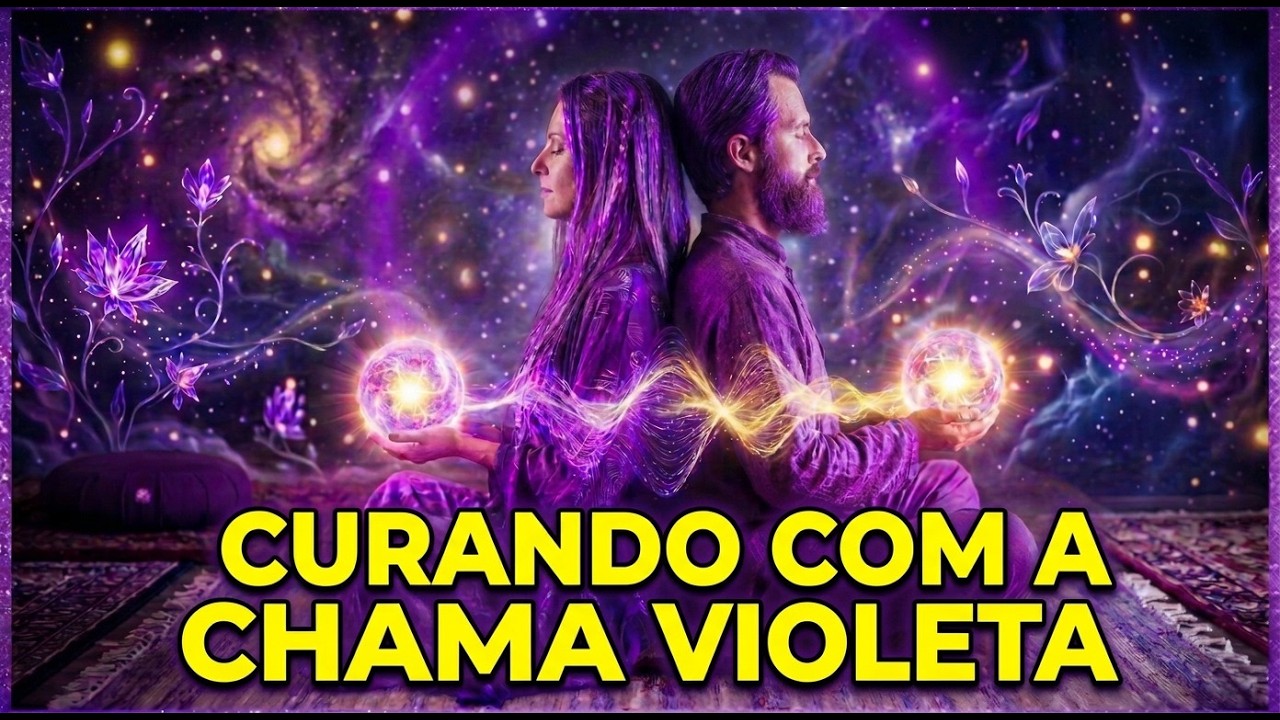 INVOCAÇÃO DA CHAMA VIOLETA: TRANSMUTAÇÃO e CURA para o PLANETA 💜🌍#chamavioleta