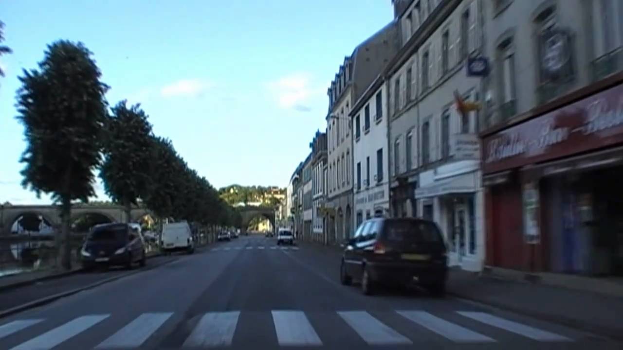 Driving Through 29150 Ch&acirc;teaulin, Finist&egrave;re, Brittany, France 23rd July 2010