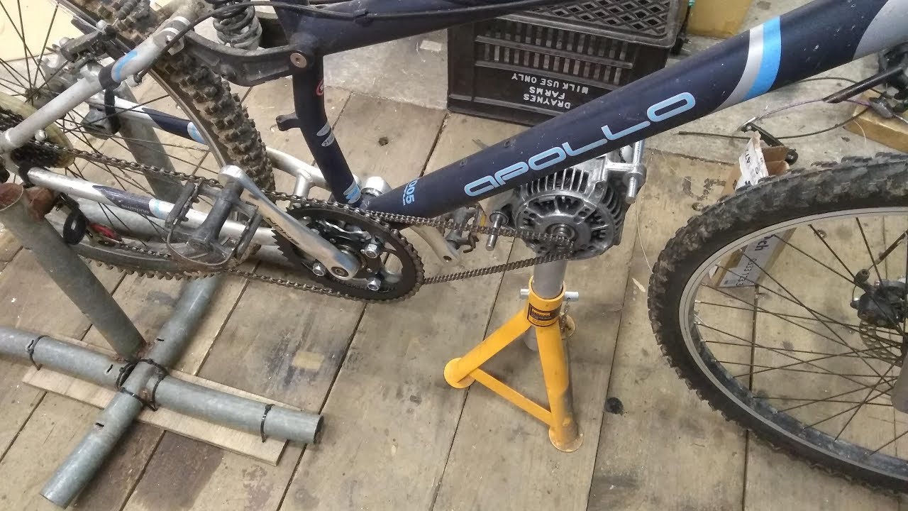 DIY Ebike with car alternator V2 Episode 1 - A Poor Design!