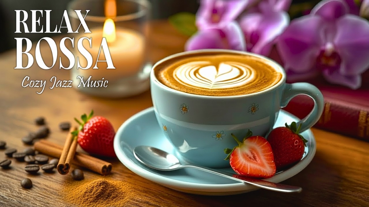 Relaxing Morning Coffee Jazz ☕ Spring Café Vibes with Gentle Bossa Nova for Positive Energy & Focus