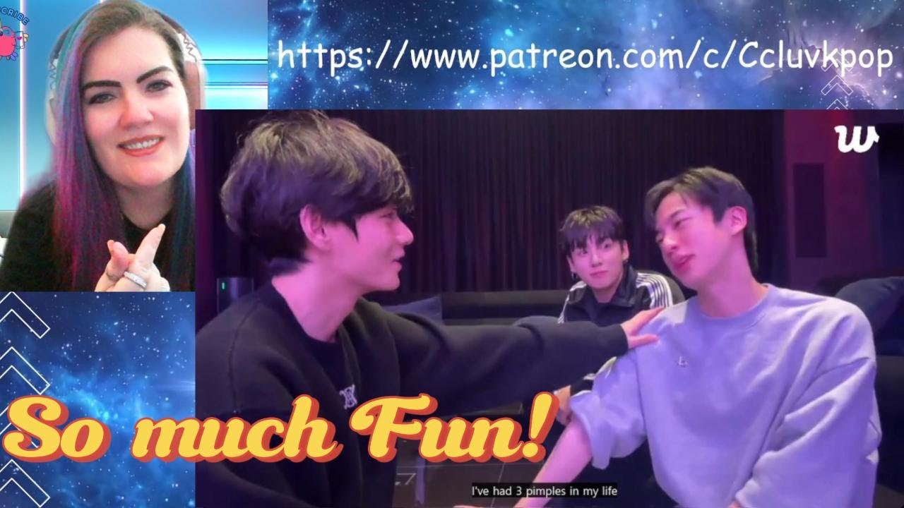 Start of Christmas Eve Live, including Jin, Tae and Kookie