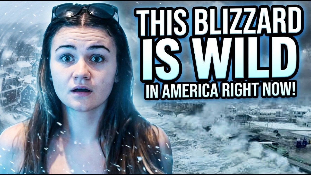 Brit Reacts to HUGE BLIZZARD in America!!