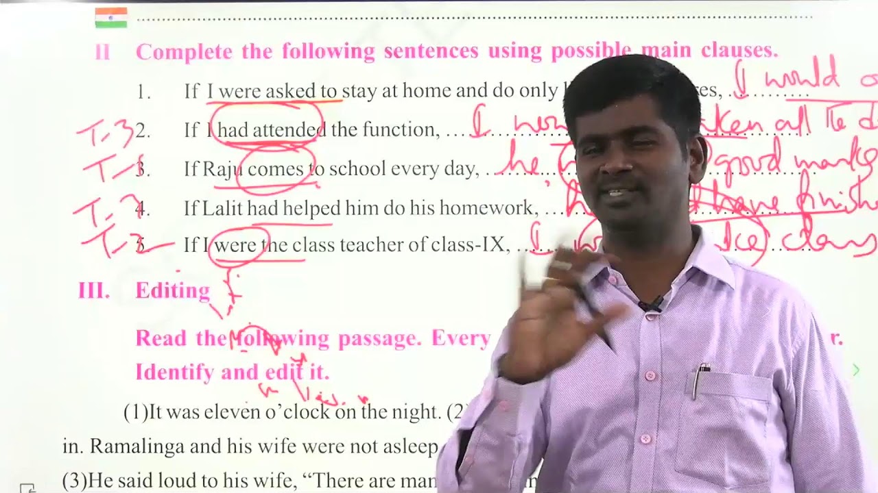 TS-TET-2022 TEXTUAL GRAMMAR I Paper-1&2 I Class-IX Unit-7  If Conditionals I VENKANNA ENGLISHGURU I