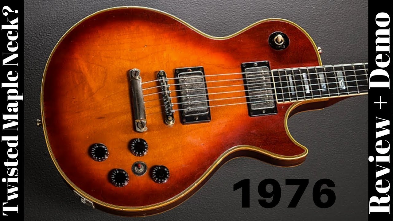 Twisted Neck 1976 Gibson Les Paul Custom Cherry Sunburst | Review + Demo