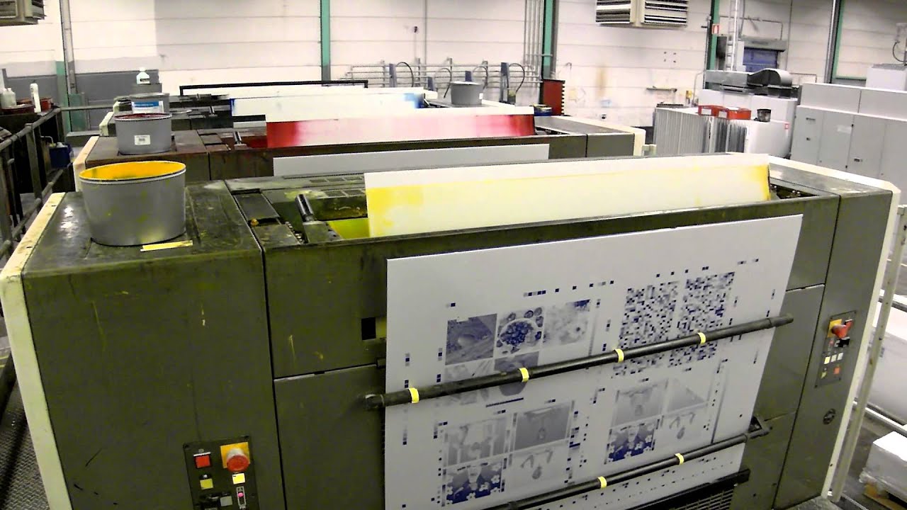 Komori Lithrone S 840 P Plattenwechsel / Plate Change
