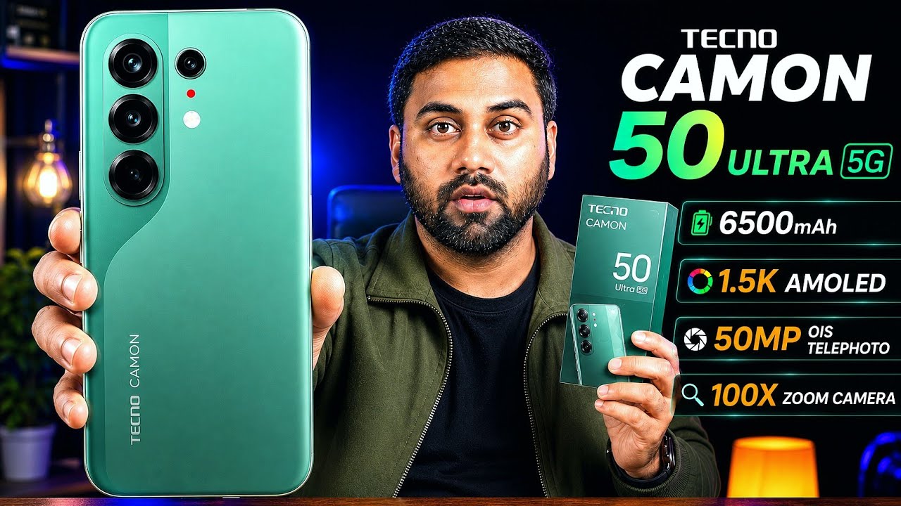 Tecno CAMON 50 ULTRA 5G в индийской версии уже официально здесь 🔥