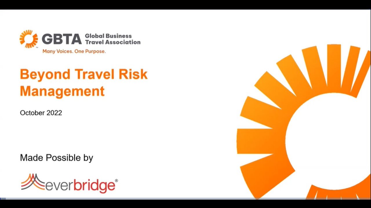 Beyond Travel Risk Management