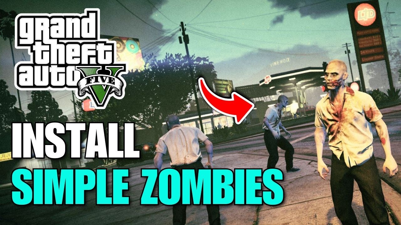 GTA 5: Как установить мод Simple Zombies | моды на зомби для GTA 5