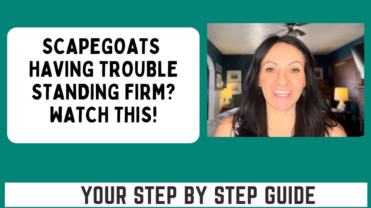 Discovering How to Stand Firm as a Scapegoat