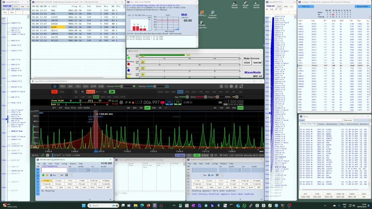 RSGB AFS 80m & 40m Contest CW - 6th Jan 2024